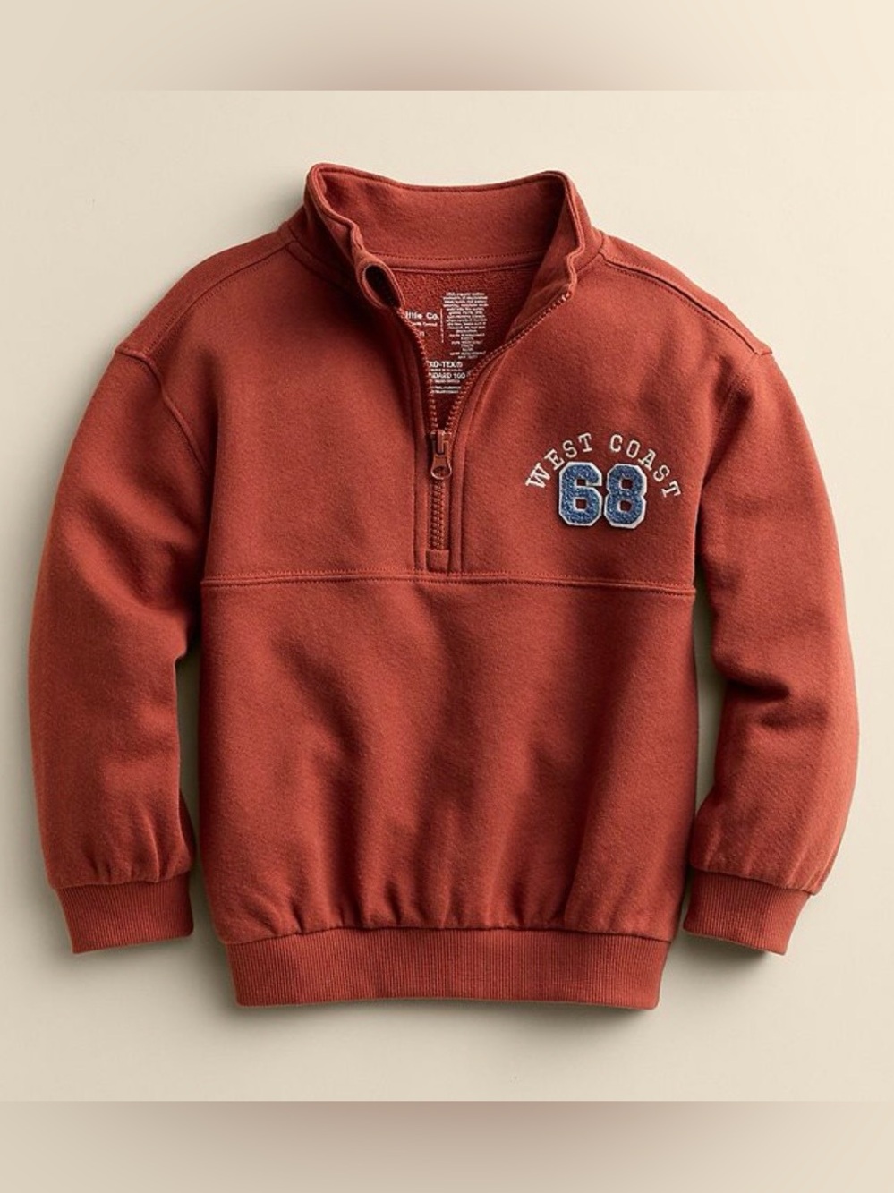 Baby & Toddler Little Co. by Lauren Conrad Quarter Zip Pullover in Red LC Coast